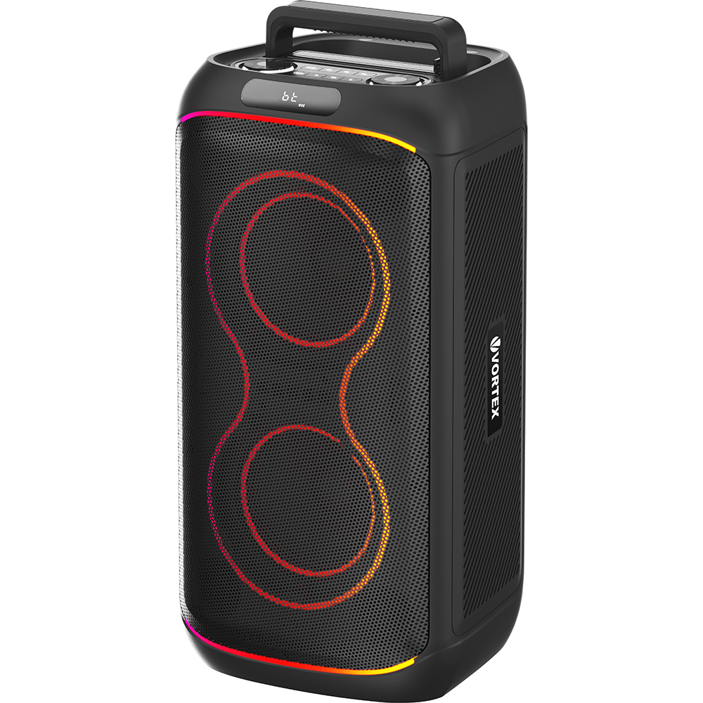 Boxa portabila VORTEX VO2623, 40W RMS, Bluetooth, negru