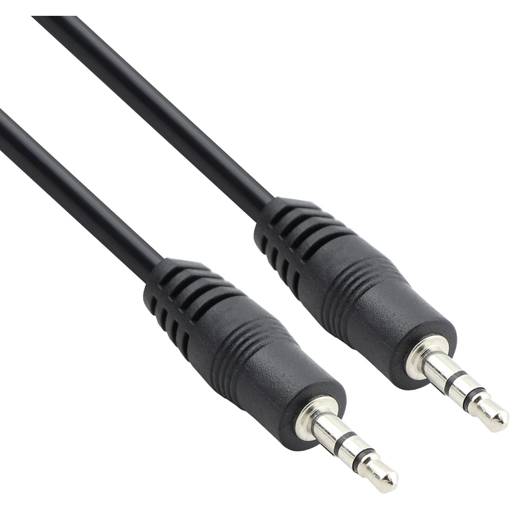Cablu audio VORTEX VO2828, Jack 3.5mm, 3m, negru