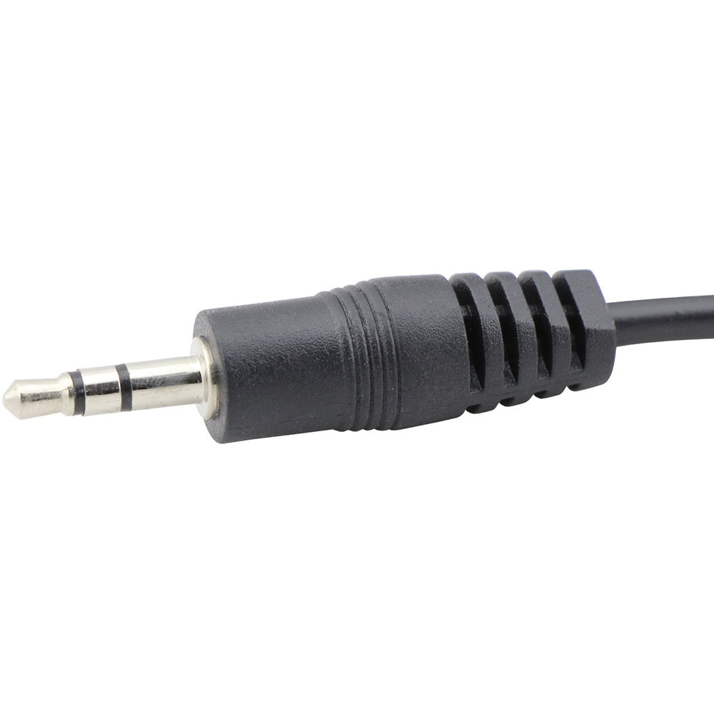 Cablu audio VORTEX VO2828, Jack 3.5mm, 3m, negru