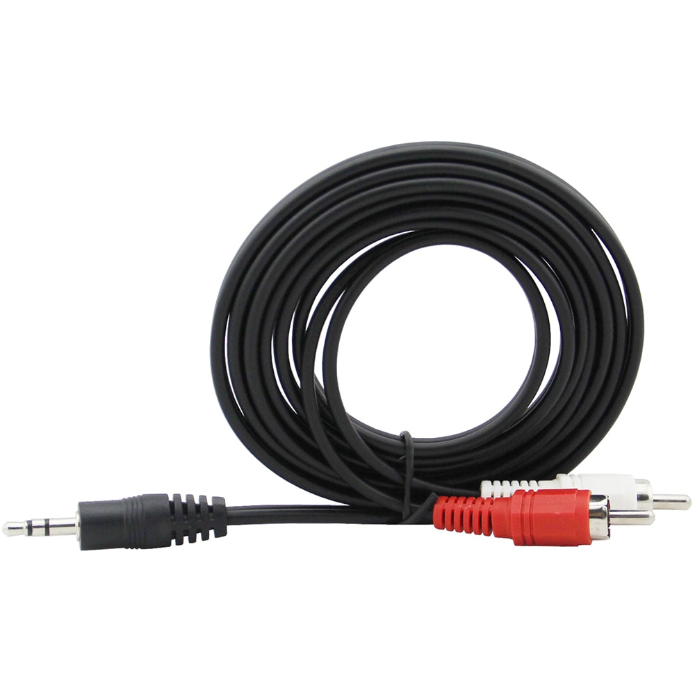 Cablu audio Jack 3.5mm - RCA VORTEX VO2830, 3m, negru