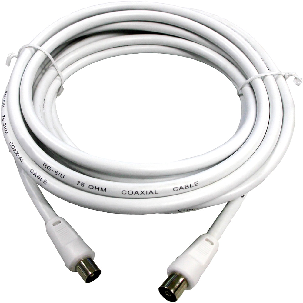 Cablu antena coaxial VORTEX VO2832, 1.5m, alb