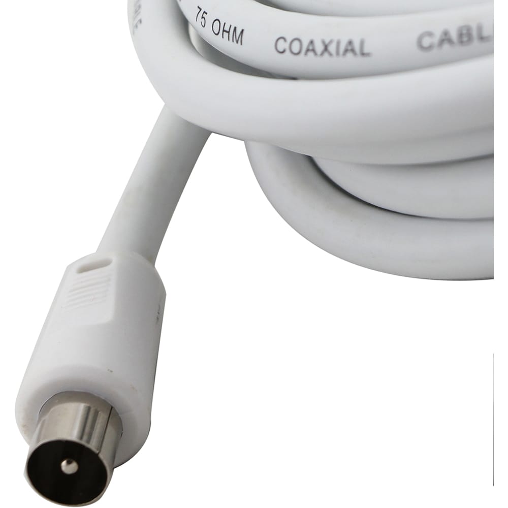 Cablu antena coaxial VORTEX VO2832, 1.5m, alb