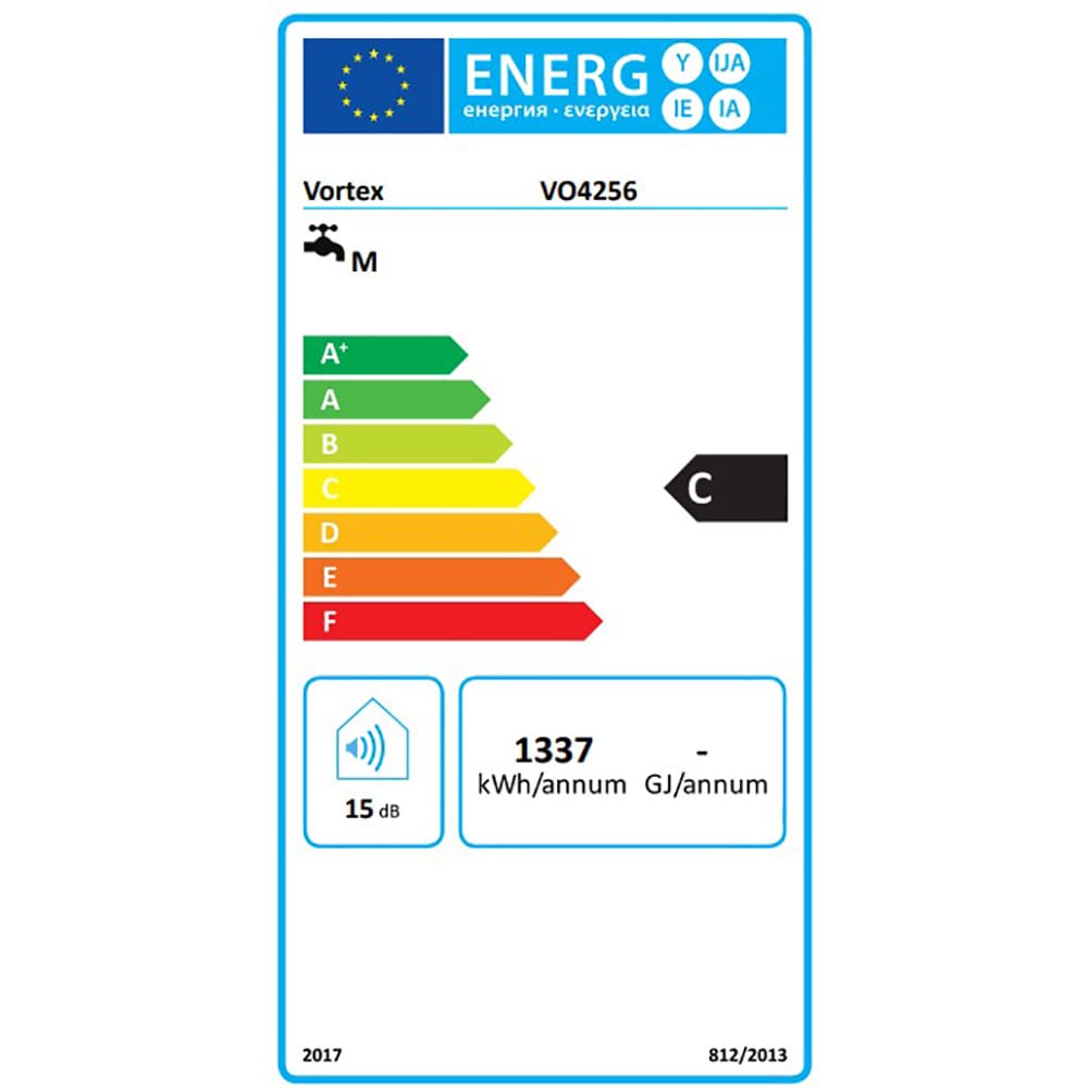 Boiler electric VORTEX VO4256, 80l, 2000W, alb