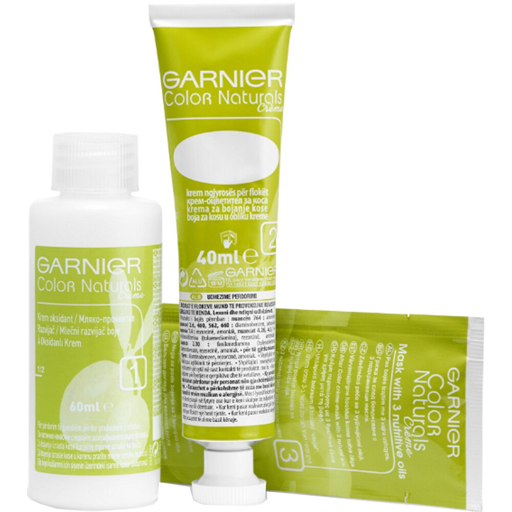 Vopsea de par GARNIER  Color Naturals, 3 Saten Inchis, 110ml