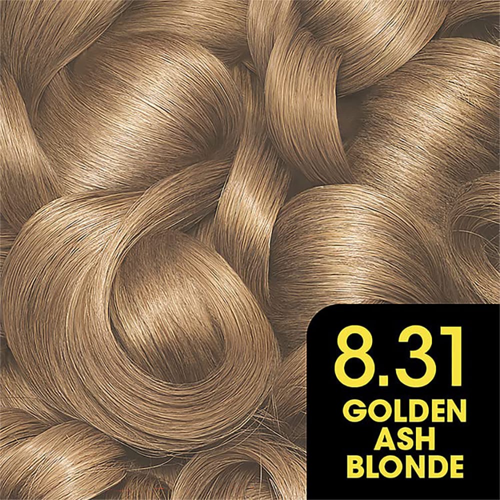 Vopsea de par GARNIER Olia, 8.31 Golden Ashy Blonde, 112ml