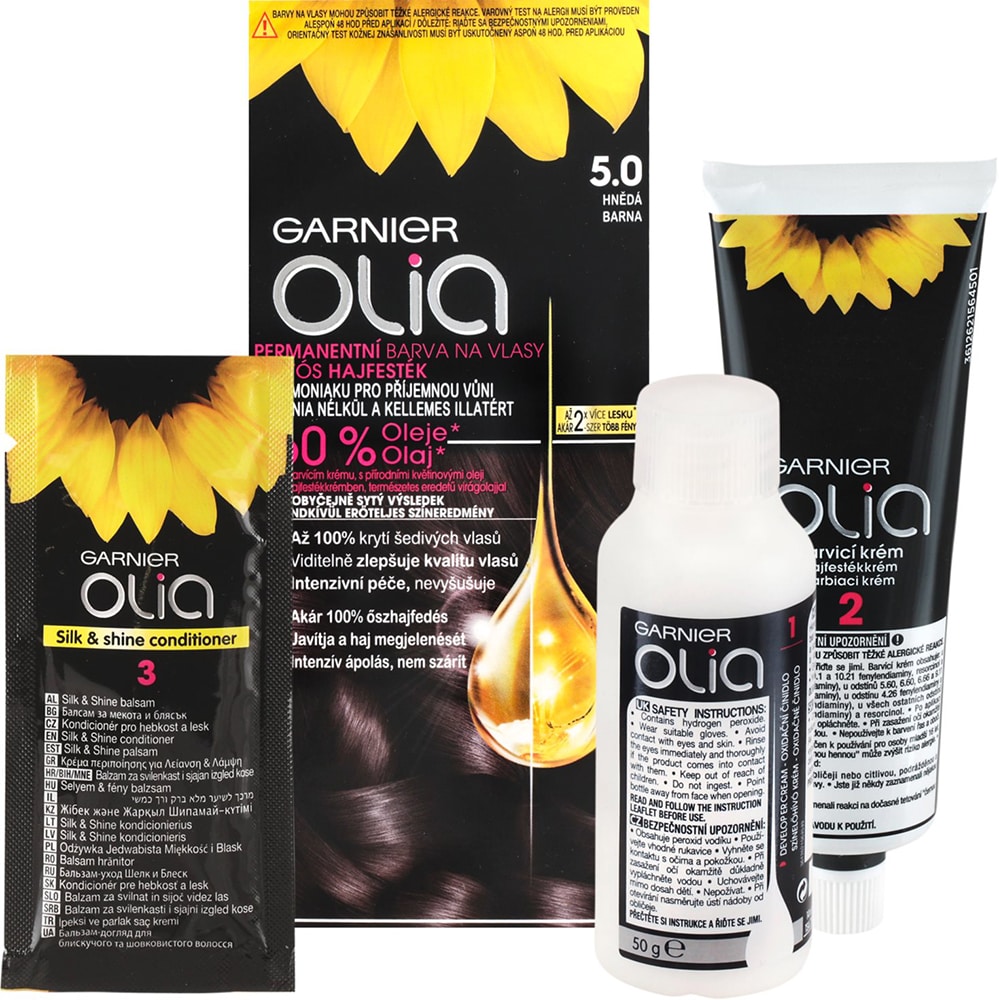 Vopsea de par GARNIER  Olia, 5 Saten, 112ml