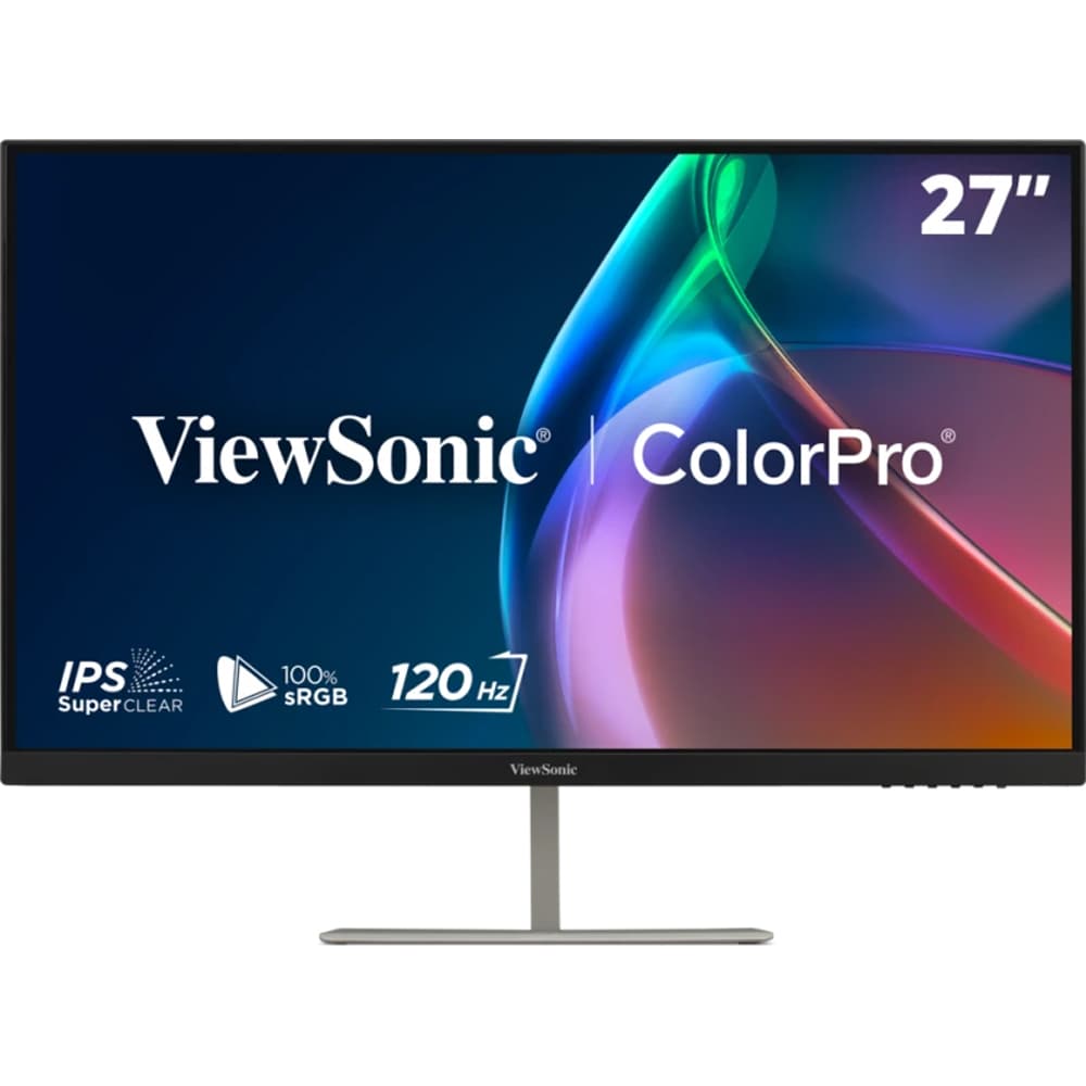 Monitor LED IPS ViewSonic VP2766-2K, 27", QHD, 120Hz, Pantone Validated, USB-C 90W, negru