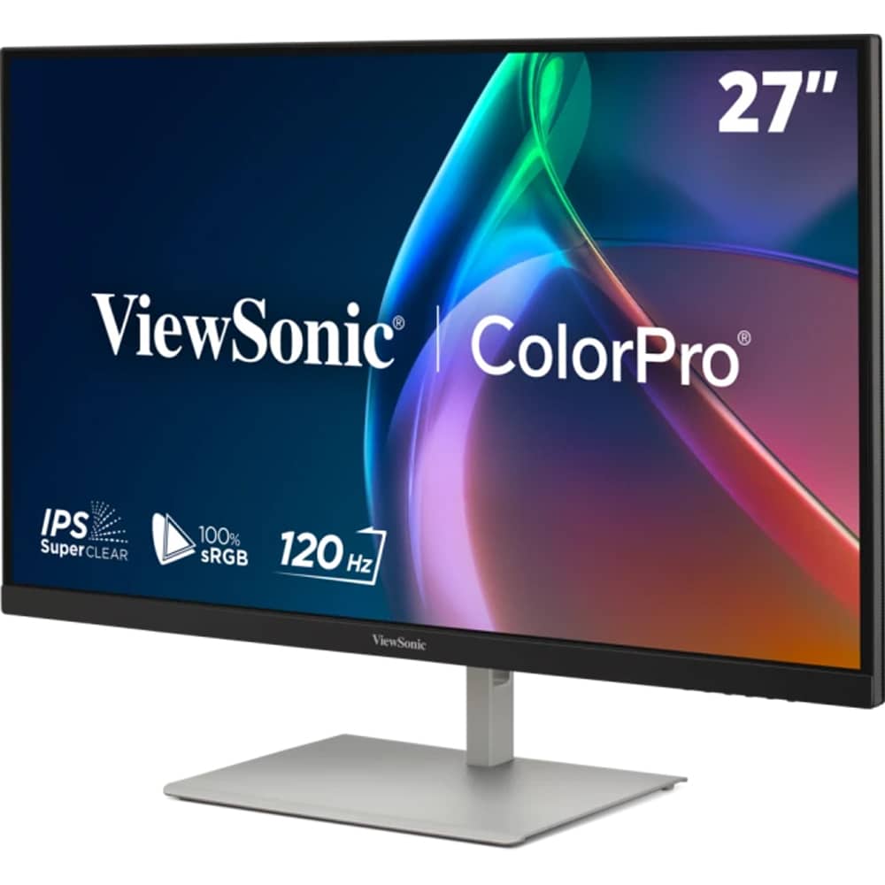 Monitor LED IPS ViewSonic VP2766-2K, 27", QHD, 120Hz, Pantone Validated, USB-C 90W, negru