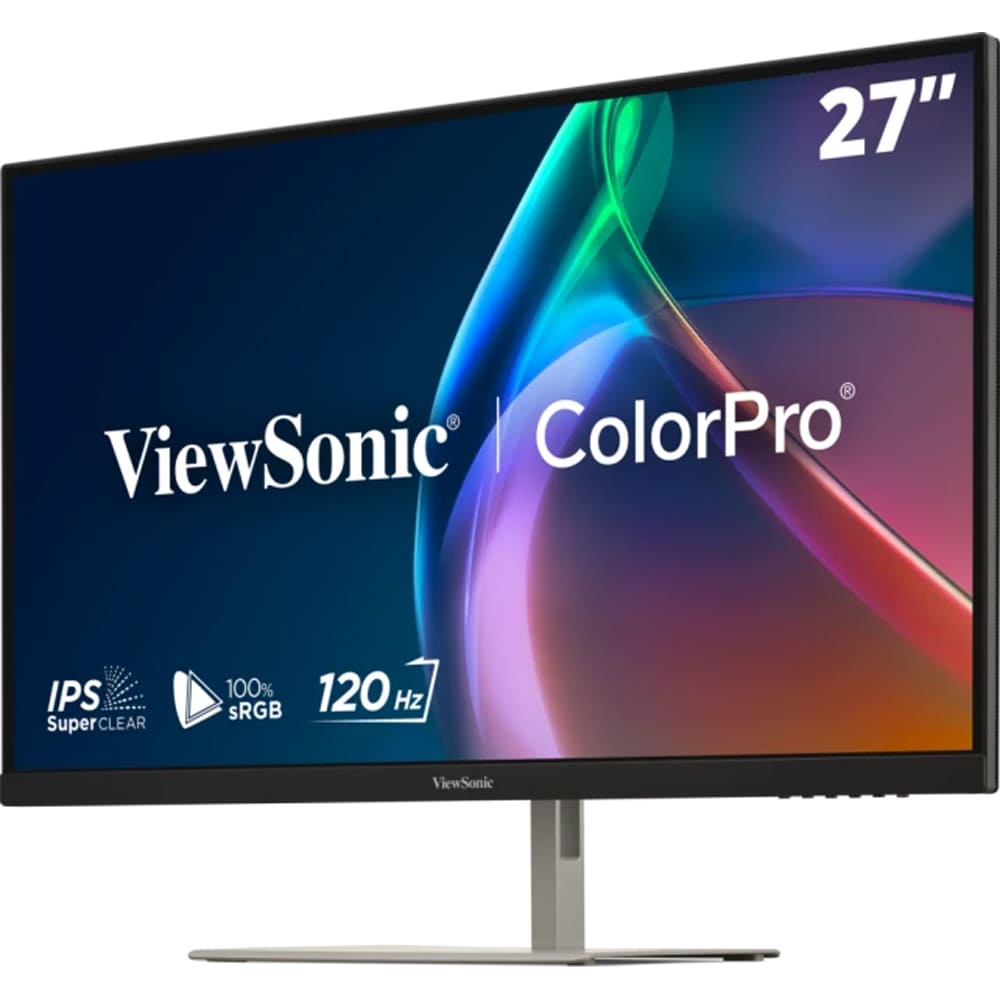 Monitor LED IPS ViewSonic VP2766-2K, 27", QHD, 120Hz, Pantone Validated, USB-C 90W, negru
