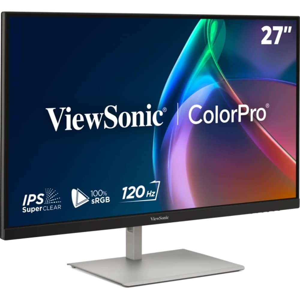 Monitor LED IPS ViewSonic VP2766-2K, 27", QHD, 120Hz, Pantone Validated, USB-C 90W, negru
