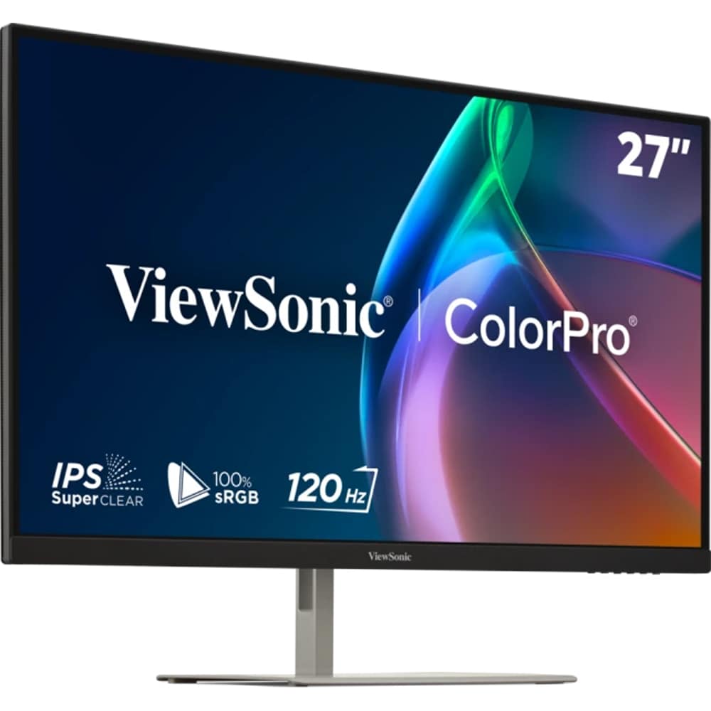 Monitor LED IPS ViewSonic VP2766-2K, 27", QHD, 120Hz, Pantone Validated, USB-C 90W, negru
