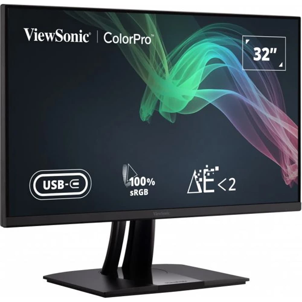 Monitor LED IPS ViewSonic VP3256-4K, 31.5", 4K UHD, 60Hz, Pantone Validated, USB-C 65W, negru