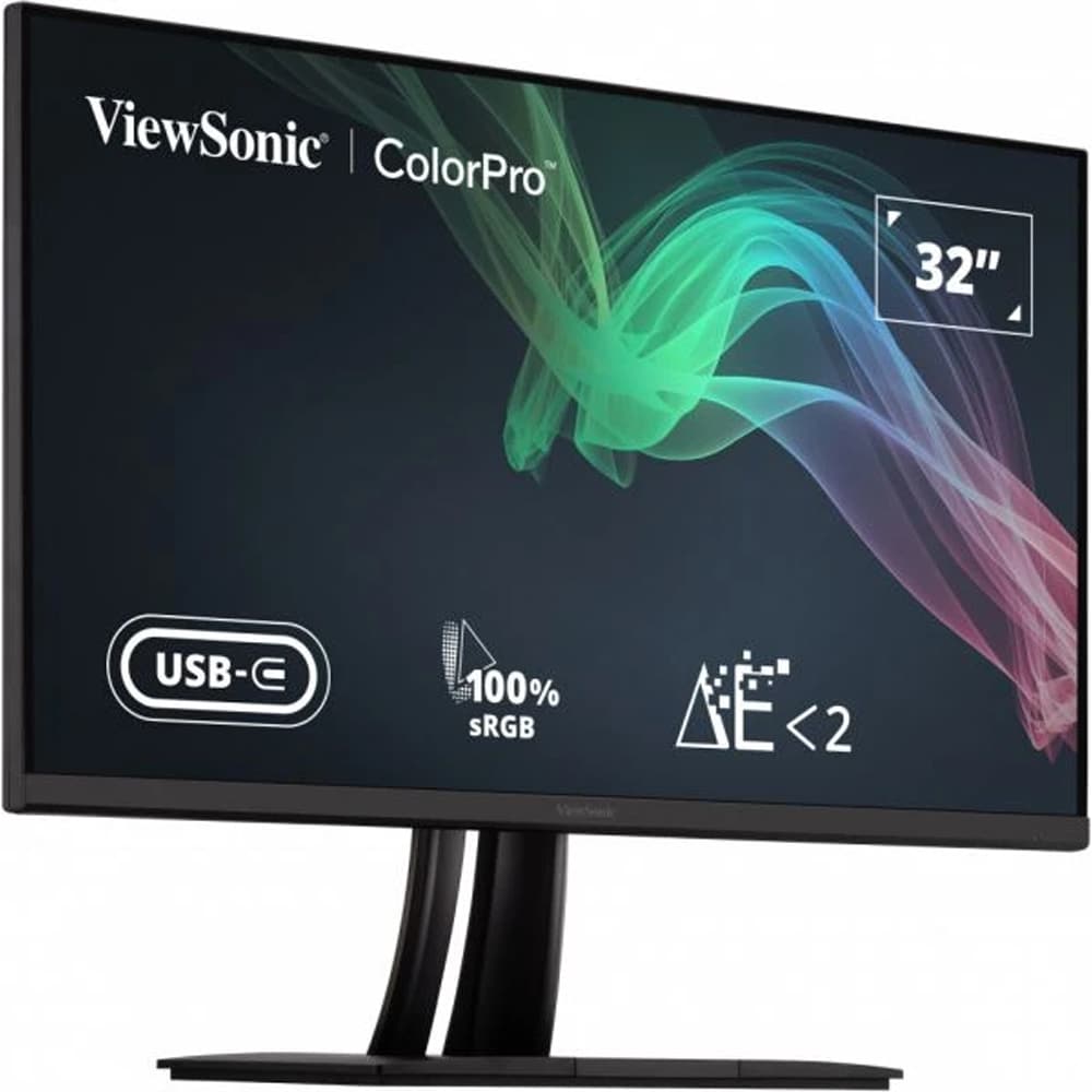 Monitor LED IPS ViewSonic VP3256-4K, 31.5", 4K UHD, 60Hz, Pantone Validated, USB-C 65W, negru