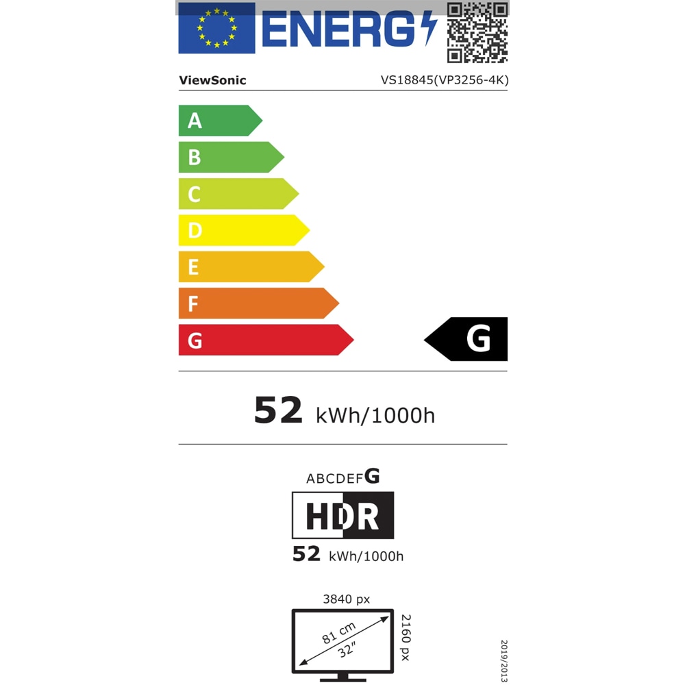 Monitor LED IPS ViewSonic VP3256-4K, 31.5", 4K UHD, 60Hz, Pantone Validated, USB-C 65W, negru