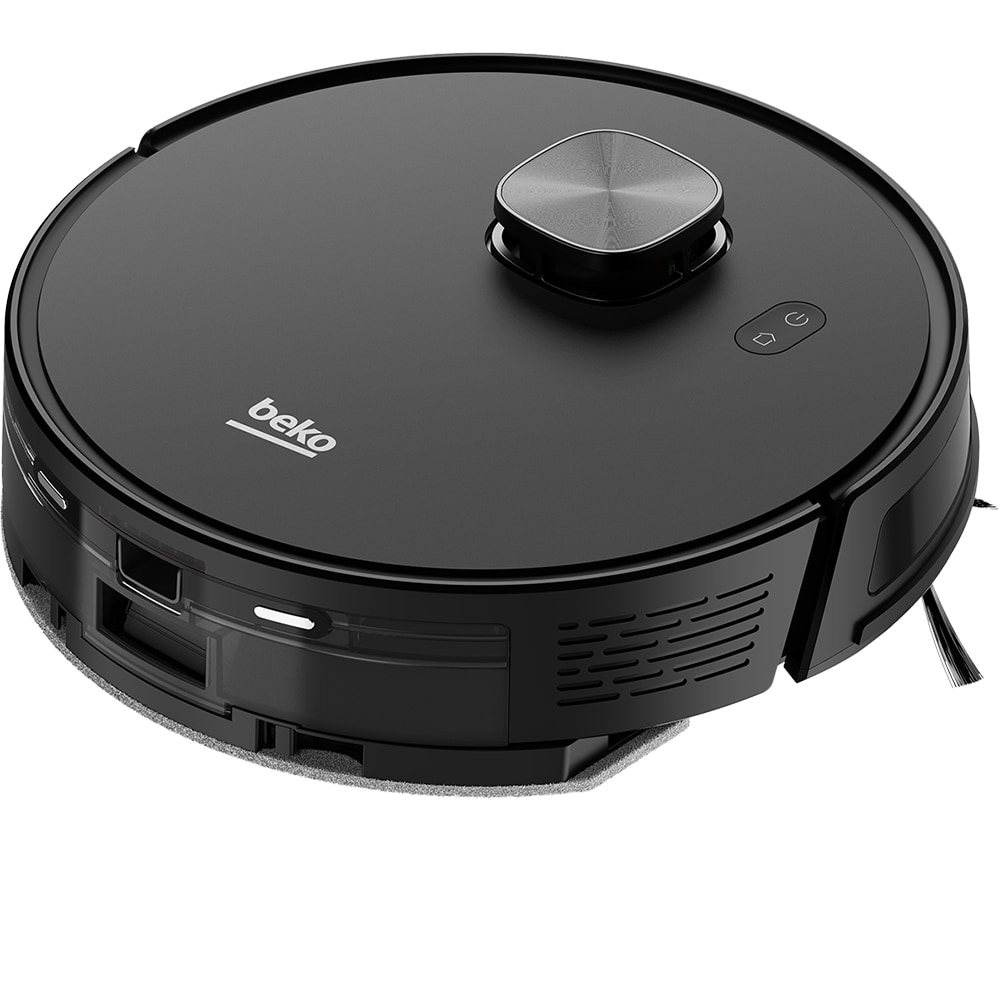 Aspirator robot BEKO VRR62514VB, 0.34l, 14.4V, autonomie max 170 min, Wi-Fi Home Direct, 20 senzori, negru