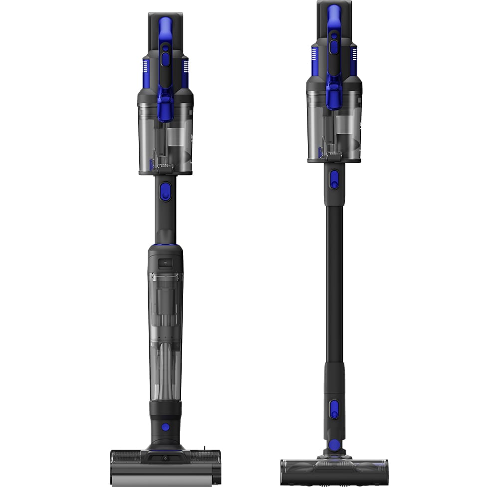 Aspirator vertical BEKO 3in1 Wet&Dry VRW90421VD, 0.4l, 21.6V, autonomie max 60 min, functie auto-curatare, negru-albastru