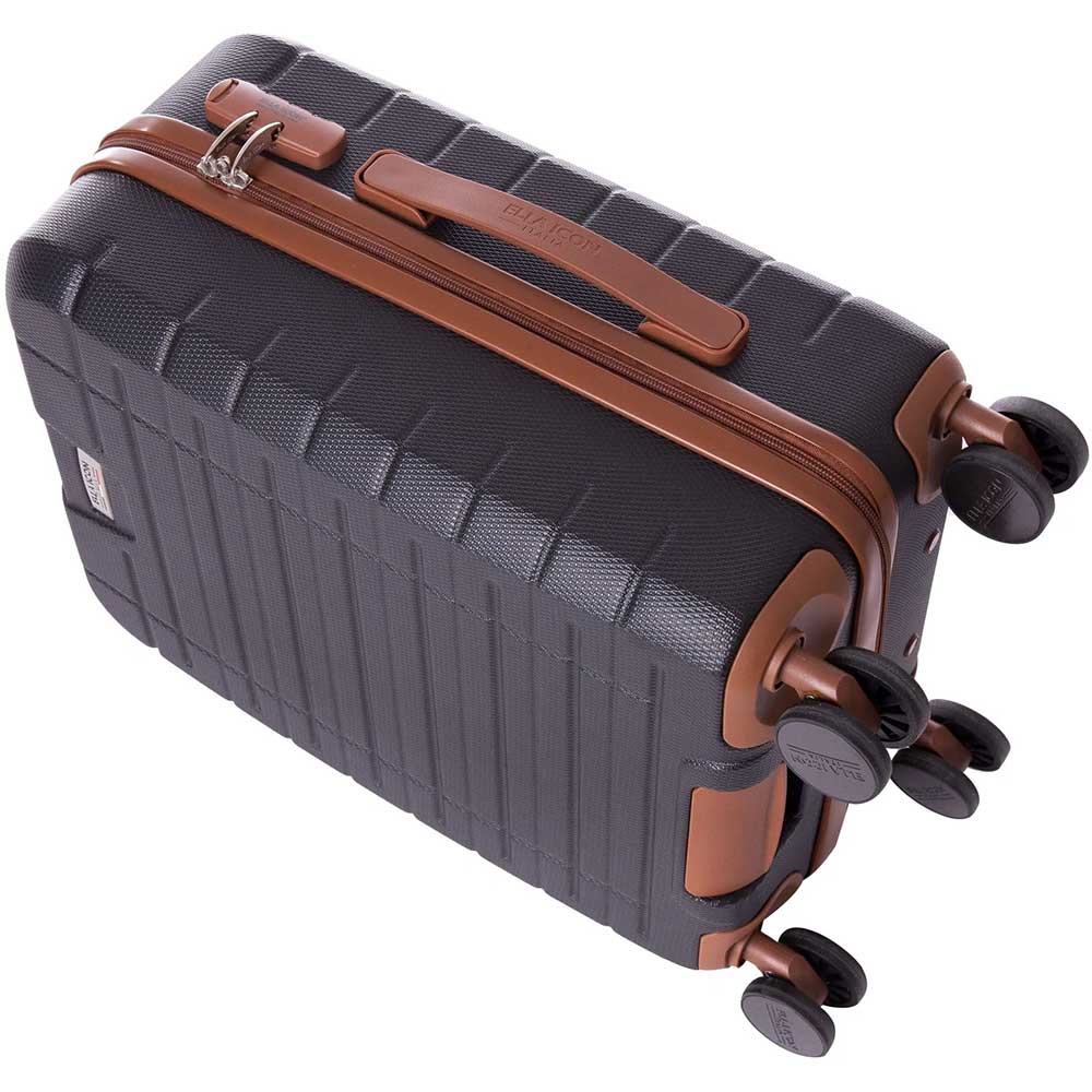 Troler ELLA ICON Leaf 1286, 55 cm, gri inchis