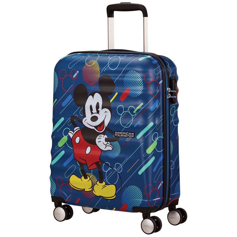 Troler AMERICAN TOURISTER Mickey, 55 cm, albastru