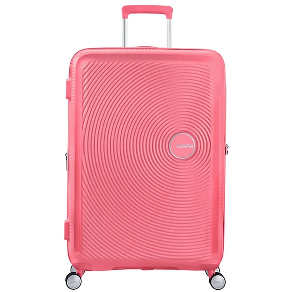 Troler AMERICAN TOURISTER Soundbox, 77 cm, roz