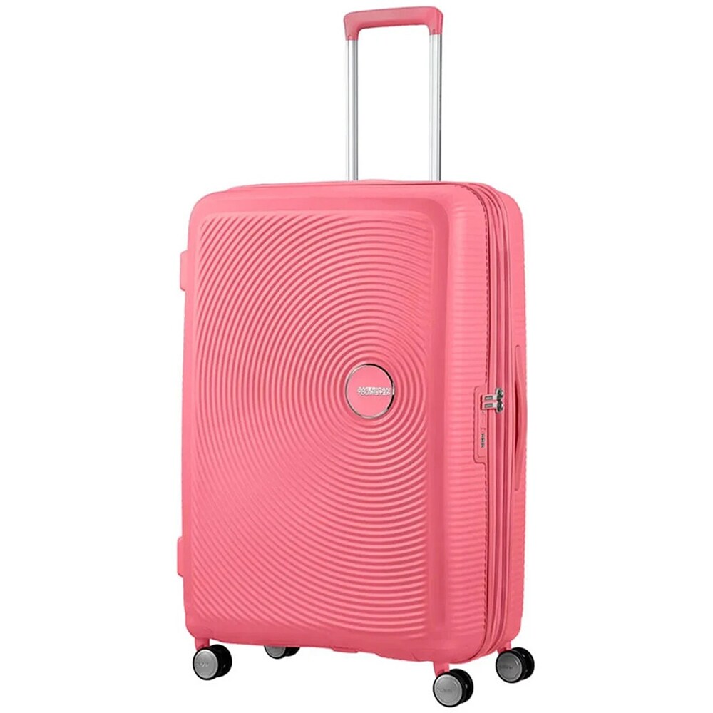 Troler AMERICAN TOURISTER Soundbox, 77 cm, roz