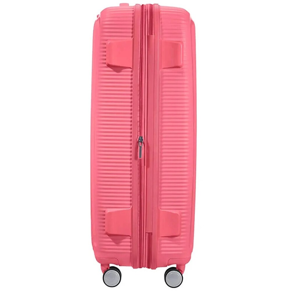 Troler AMERICAN TOURISTER Soundbox, 77 cm, roz