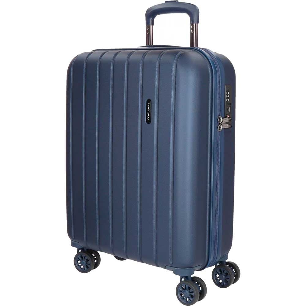 Troler MOVOM Wood, 55 cm, bleumarin