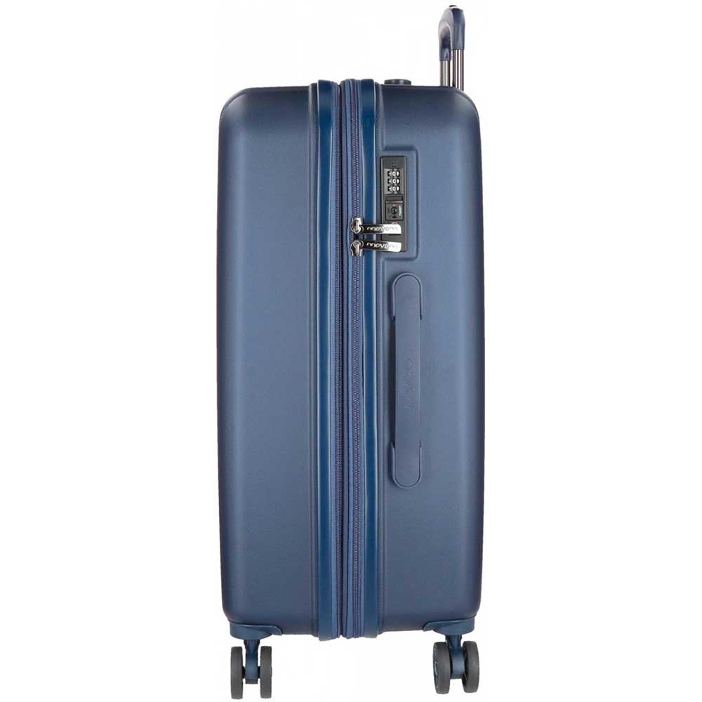 Troler MOVOM Wood, 75 cm, bleumarin