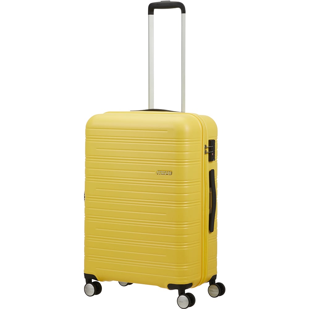 Troler AMERICAN TOURISTER High Turn 903, 77 cm, galben
