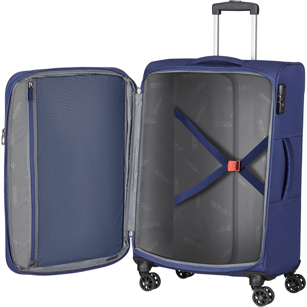 Troler AMERICAN TOURISTER Hyperspeed S, 68 cm, albastru