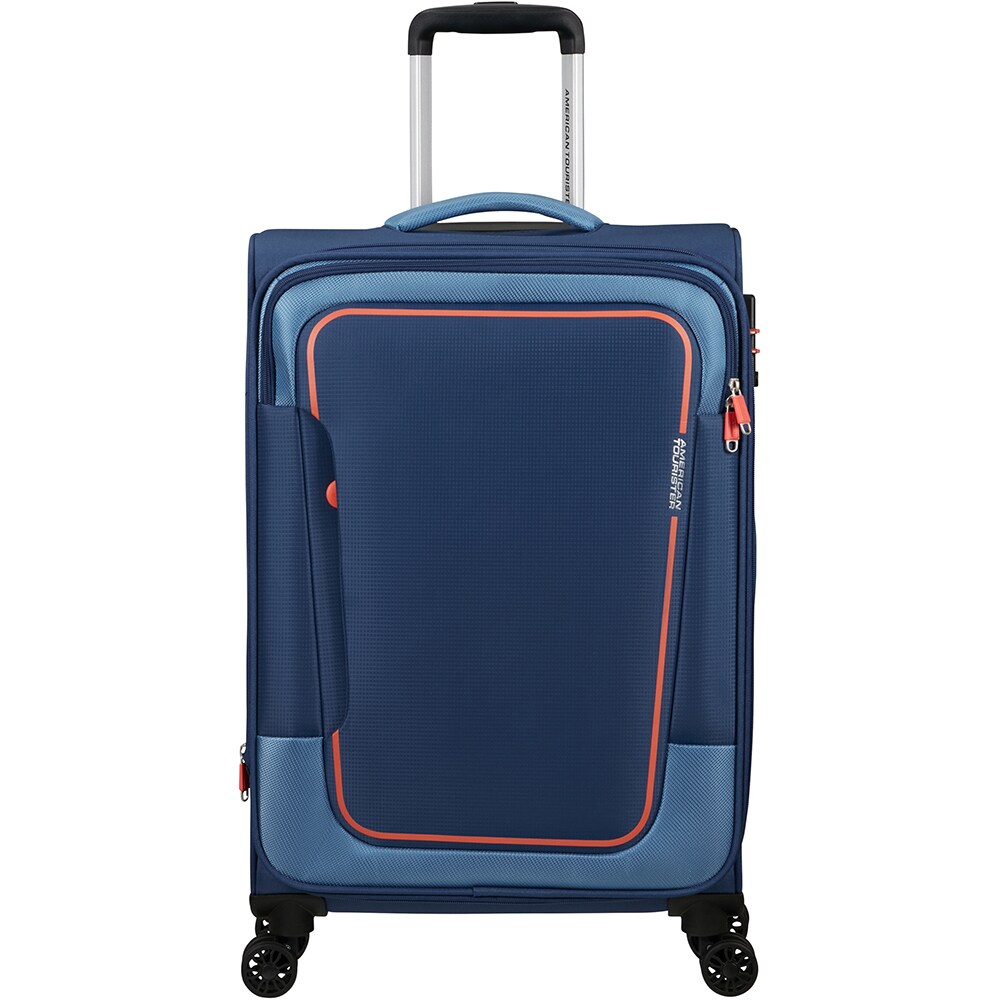 Troler AMERICAN TOURISTER Pulsonic, 68 cm, albastru