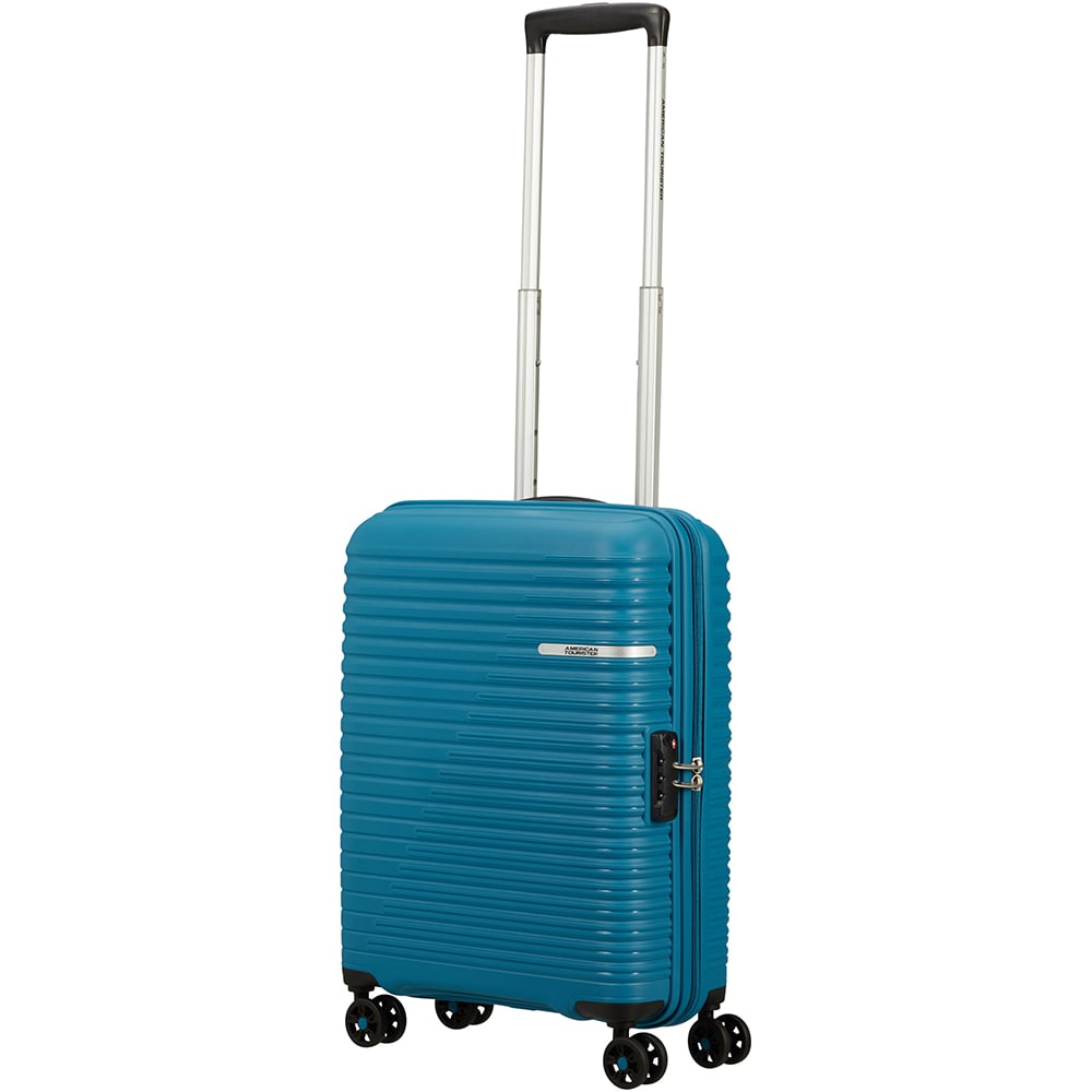 Troler AMERICAN TOURISTER LiftOff 901, 55 cm, turcoaz