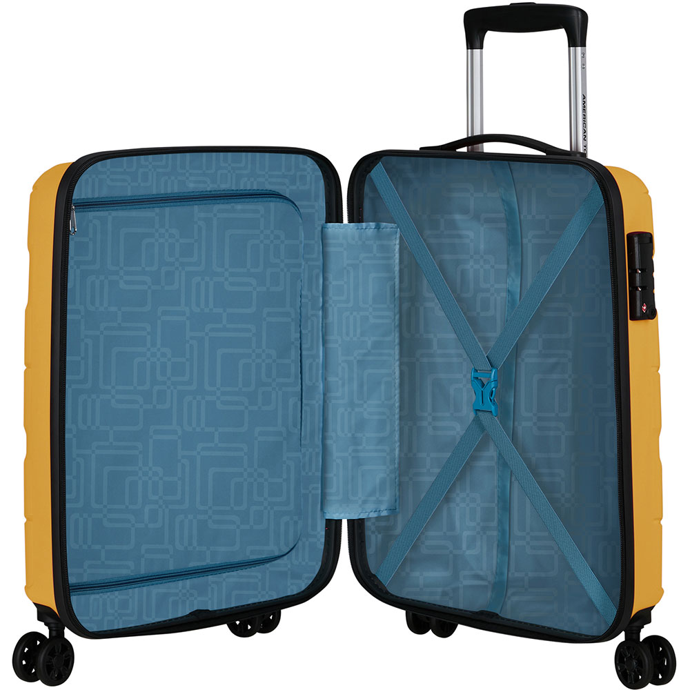 Troler AMERICAN TOURISTER Jet Driver 3.0, 55 cm, galben
