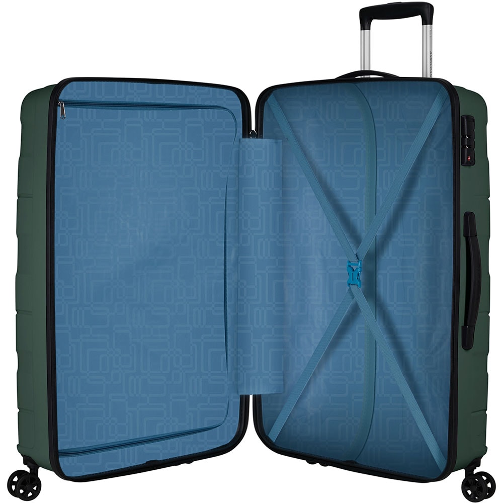 Troler AMERICAN TOURISTER Jet Driver 3.0, 77 cm, verde olive