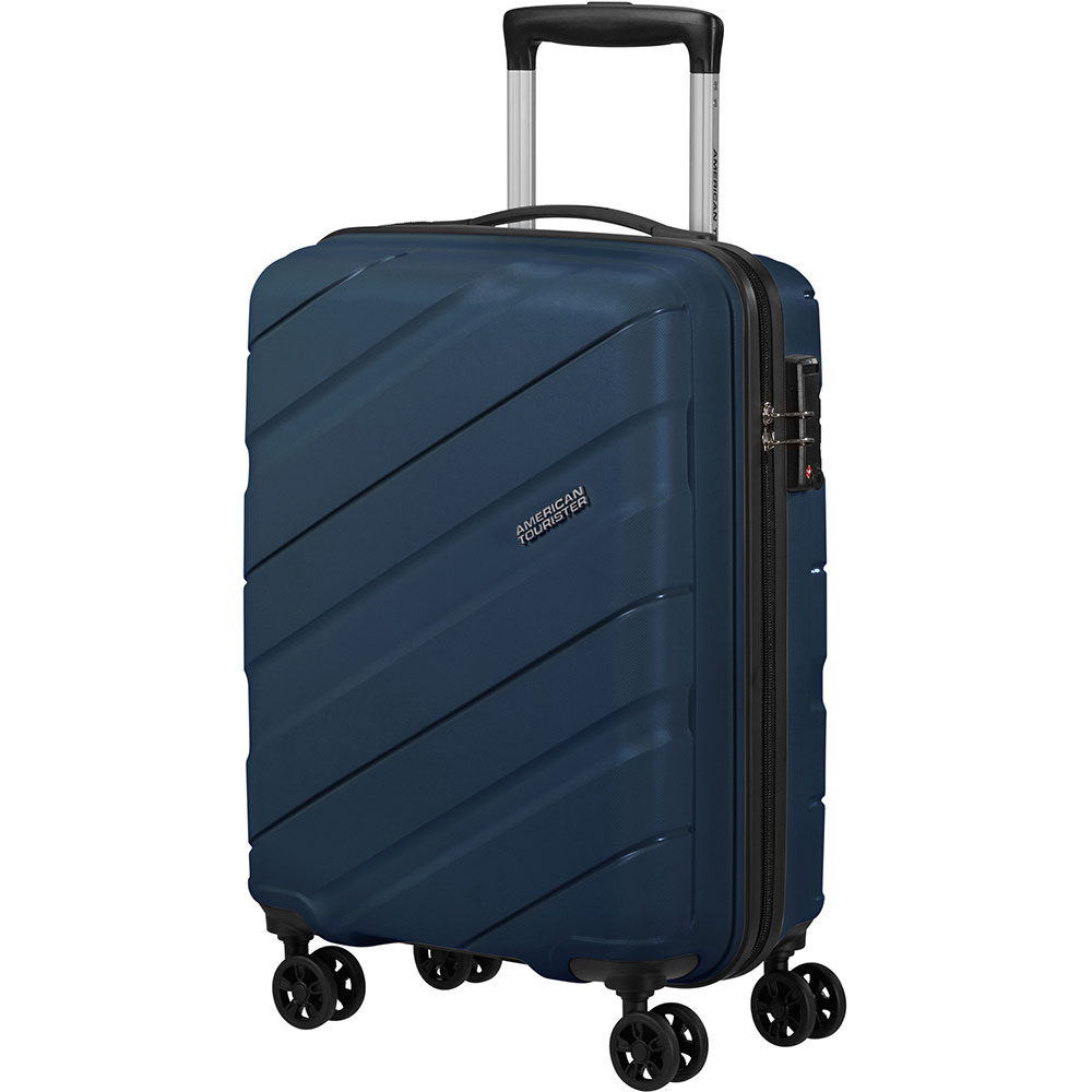 Troler AMERICAN TOURISTER Jet Driver 3.0, 55 cm, albastru inchis
