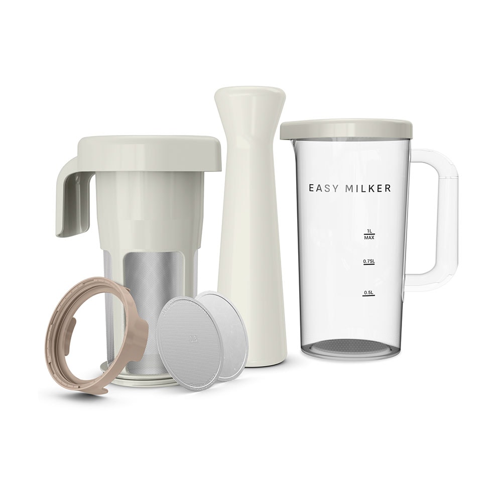 Aparat preparare lapte vegetal TEFAL Easy Milker VZ700AE0, 1l, crem