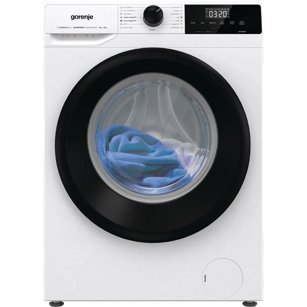 Masina de spalat rufe frontala cu uscator GORENJE W1D2A964ADS, SteamTech, 9/6 kg, 1400rpm, Clasa A/D, alb
