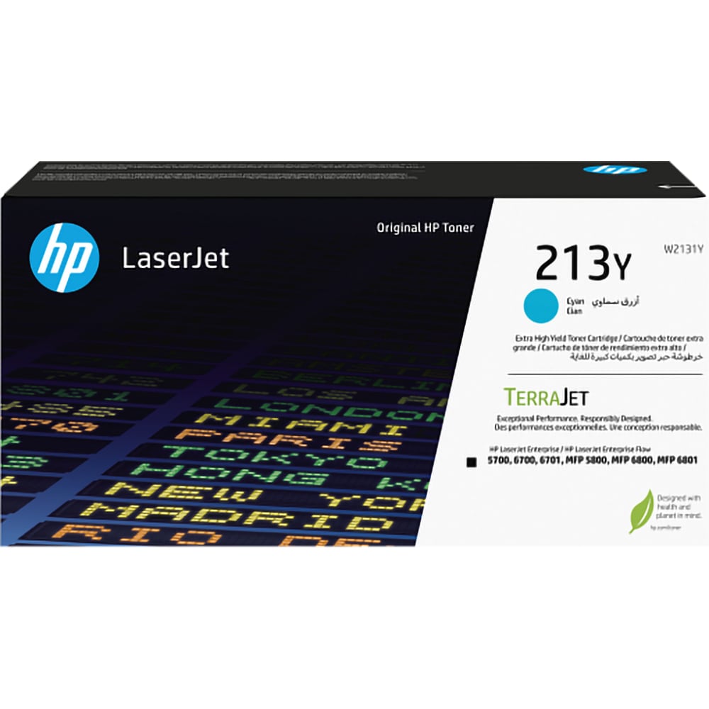 Toner original HP 213Y (W2131Y), cyan