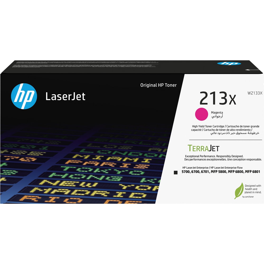 Toner original HP 213X (W2133X), magenta
