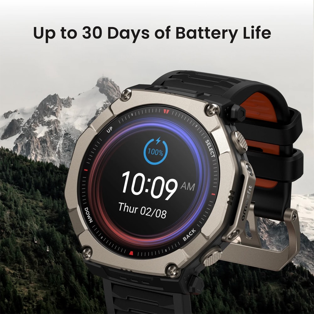 Smartwatch AMAZFIT T-Rex Ultra 2, Android/iOS, negru