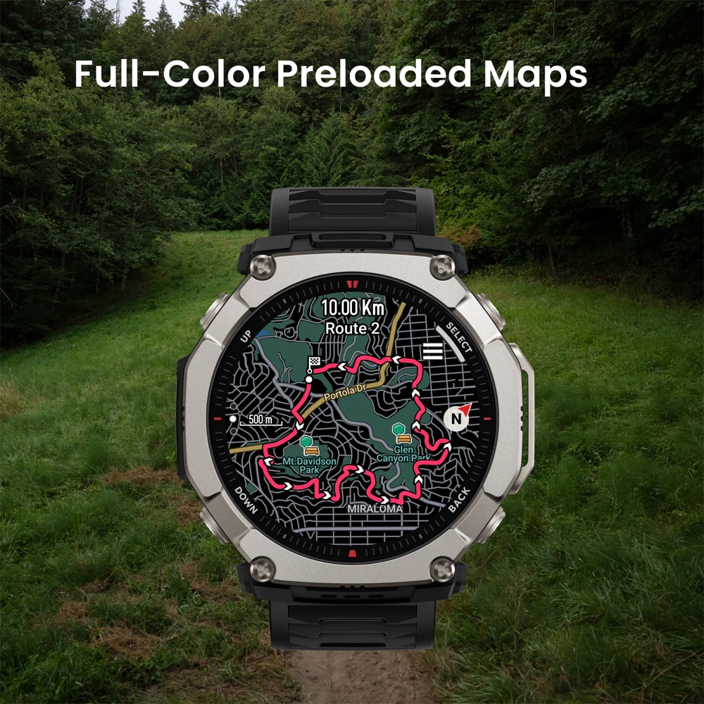 Smartwatch AMAZFIT T-Rex Ultra 2, Android/iOS, negru