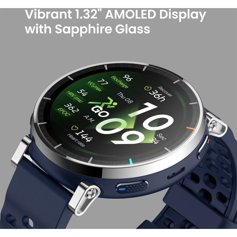 Smartwatch AMAZFIT Active 3 Premium, Android/iOS, negru