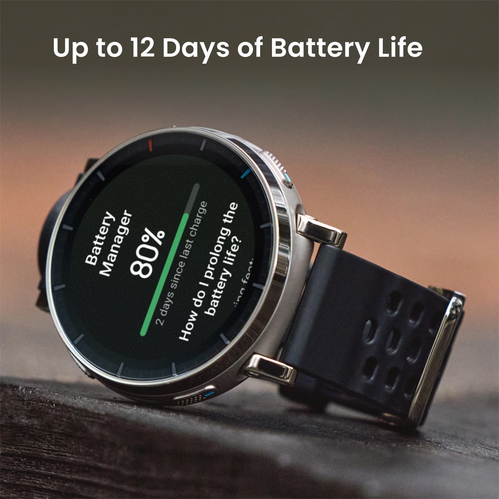 Smartwatch AMAZFIT Active 3 Premium, Android/iOS, negru