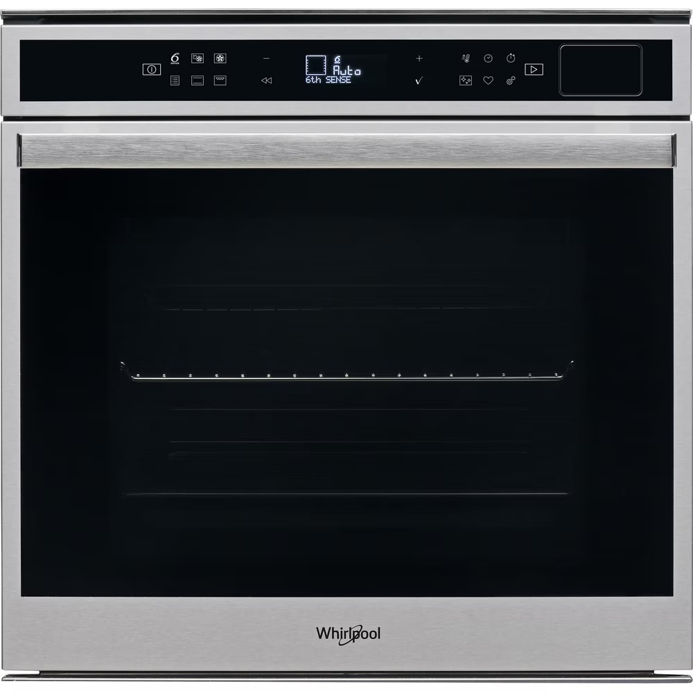 Cuptor incorporabil WHIRLPOOL W6 OS4 4S1 P, Electric, Gatire cu abur, Autocuratare pirolitica, 73 l, Clasa A+, 6th Sense, inox