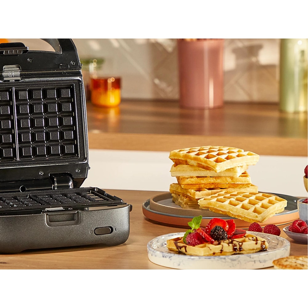 Sandwich maker TEFAL Snack Collection SW862BF0, 700W, albastru inchis-negru 