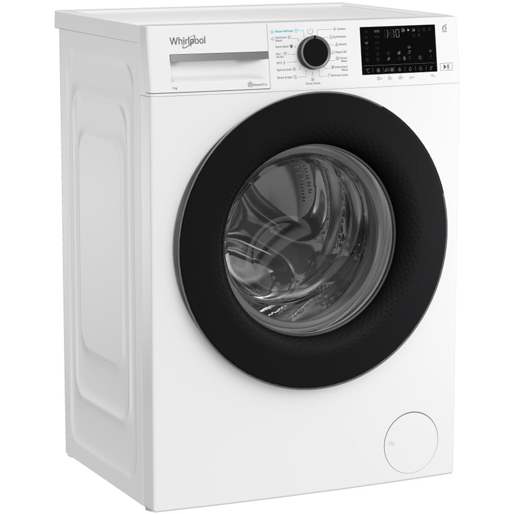 Masina de spalat rufe frontala WHIRLPOOL WAM 762WB EE, 6th Sense, 7 kg, 1200rpm, Clasa A, alb