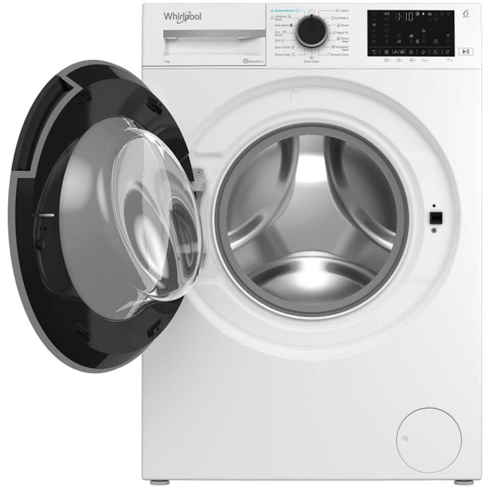 Masina de spalat rufe frontala WHIRLPOOL WAM 762WB EE, 6th Sense, 7 kg, 1200rpm, Clasa A, alb