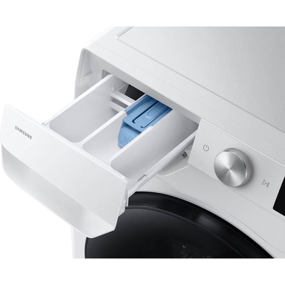 Masina de spalat rufe frontala cu uscator SAMSUNG WD10HG6U34BEU4, AI Control, AI EcoBubble, 10/6 kg, 1400rpm, Clasa A/D, alb