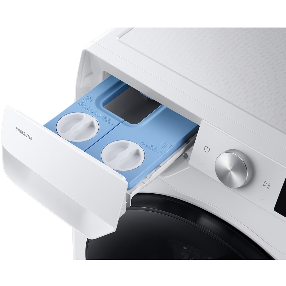 Masina de spalat rufe frontala cu uscator SAMSUNG WD10HG6U94BEU4, AI Control, Eco Bubble, 10/6 kg, 1400rpm, Clasa A/D, alb