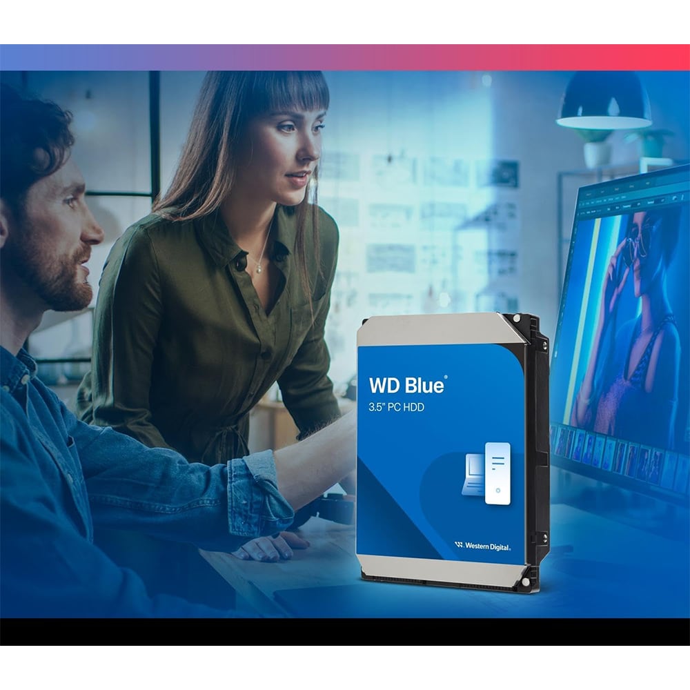 Hard Disk desktop WD Blue, 2TB, 5400 RPM, SATA 3, 64MB, WD20EARZ