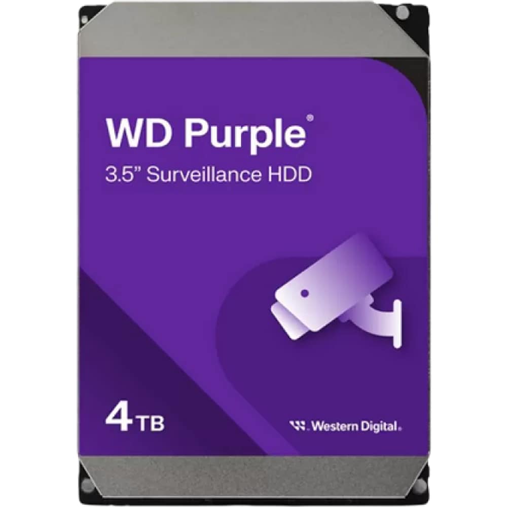 Hard Disk WD Purple Surveillance, 4TB, 5400 RPM, SATA3, 128MB, WD44PURZ